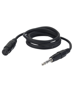 DAP FL03 XLR-female - stereo jack gebalanceerd 1.5m