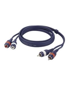 DAP FL276 2x RCA Male - 2x RCA Female kabel 6 m