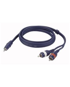 DAP FL306 Stereo Mini Jack - 2x RCA kabel 6 m