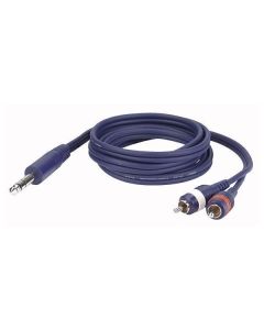 DAP FL353 Stereo Jack - 2x RCA kabel 3m