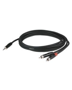 DAP FLX30150 Stereo Mini Jack - 2x RCA kabel PRO 1.5m