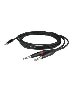 DAP FLX313 Stereo Mini Jack - 2x Jack kabel PRO 3m