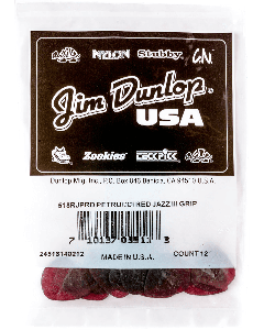 Dunlop John Petrucci Jazz III Plectrum 12 stuks rood