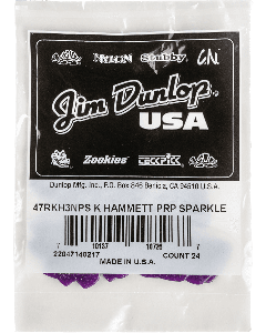 Dunlop Kirk Hammet Purple Sparkle Jazz zak