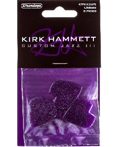 Dunlop Kirk Hammett Custom Jazz II Purple Sparkle 6 stuks