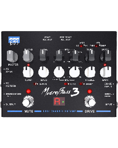 EBS Microbass-3 2-kanaals Basgitaar Voorversterker