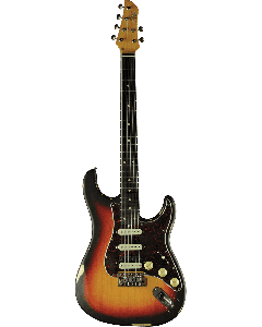 EKO Aire Relic elektrische gitaar Sunburst