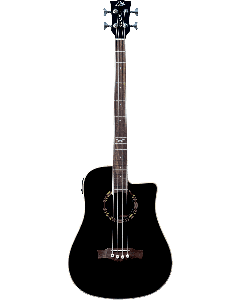 EKO NXT B100CWE Dreadnought Cutaway Elektrisch akoestische basgitaar zwart