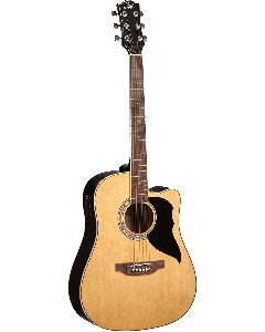 EKO Ranger6 CW-EQ-NAT Dreadnought Cutaway Elektrisch natural