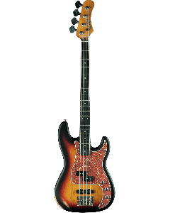 EKO VPJ280V Relic P-Bas basgitaar Sunburst