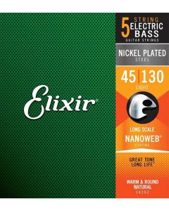 Elixir 5-snarige basgitaarsnaren 14202 45 - 130