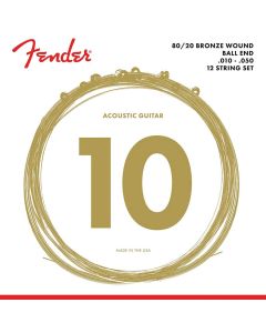 Fender 70-12 80/20 Bronze akoestische gitaarsnaren 12-snarig