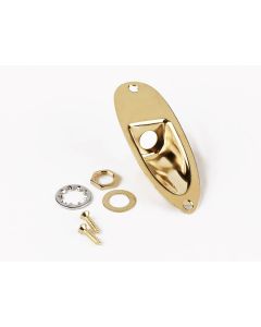 Fender American Stratocaster Recessed Jack Ferrule plate goud