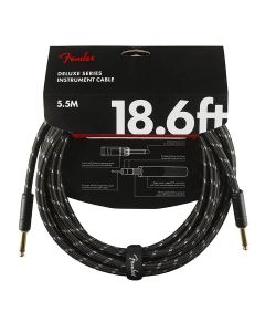 Fender Deluxe Series instrument kabel 5.5m tweed zwart