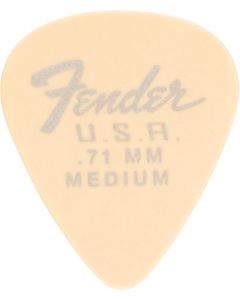 Fender Dura-Tone 0.71 Medium Olympic White plectrum