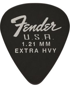 Fender Dura-Tone 1.12 Extra Heavy Zwart plectrum