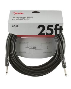 Fender Professional instrument kabel zwart 7.5m