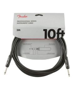 Fender Professional Series instrument kabel 3m zwart