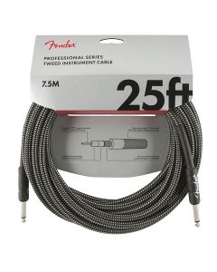 Fender Professional Tweed instrument kabel 7.5m grijs