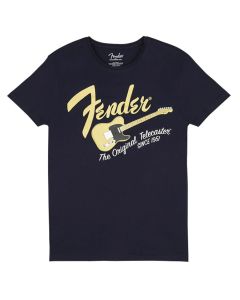 Fender T-shirt Original Telecaster Navy-Blonde M