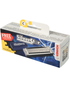 Hohner Silverstar in C mondharmonica voor beginners