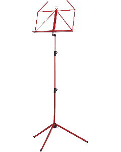 K&M 100/1 Bladmuziekstandaard rood