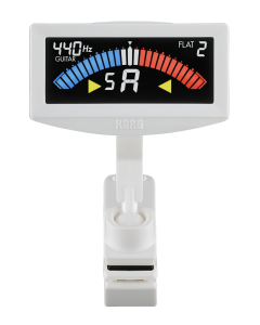 KORG AW-4G PitchCrow-G chromatisch clip-on stemapparaat wit