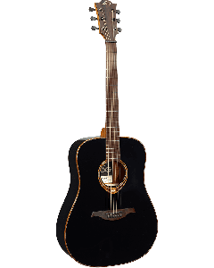 LAG Tramontane 118 T118D-BLK Dreadnought western gitaar zwart