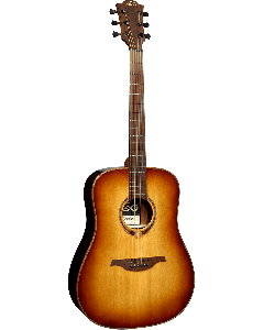 LAG Tramontane 118 T118D-BRS Dreadnought western gitaar brown shadow