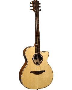 LAG Tramontane 318 T318ACE Auditorium Cutaway electro-akoestische gitaar