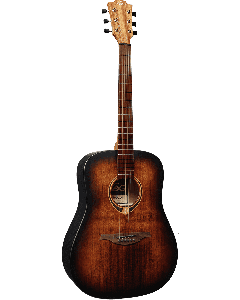 LAG Tramontane 70 T70D-B&B Dreadnought akoestische gitaar Black & Brown