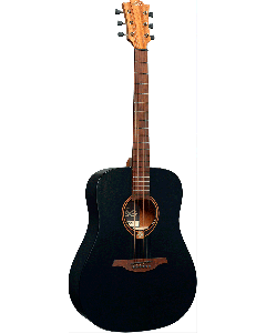 LAG Tramontane 70 T70D-BLS Dreadnought akoestische gitaarBlack Satin