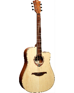 LAG Tramontane 70 T70DC-NAT Dreadnought cutaway akoestische gitaar