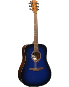 LAG Tramontane Special T-BLUE-D Dreadnought Akoestische gitaar Blueburst