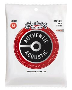 Martin MA140T Authentic Acoustic Lifespan 2.0 akoestische gitaarsnaren .012