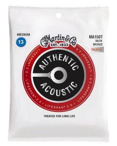 Martin MA150T Authentic Acoustic Lifespan 2.0 akoestische gitaarsnaren .013