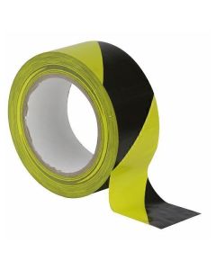 Showtec Vloertape 50mm 33m Geel Zwart