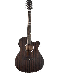 Washburn Deep Forest Ebony ACE Auditorium Cutaway elektro-akoestische gitaar