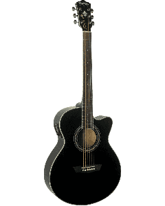 Washburn Festival EA12B western gitaar zwart