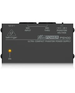 Behringer Micro Power PS400 fantoom voeding