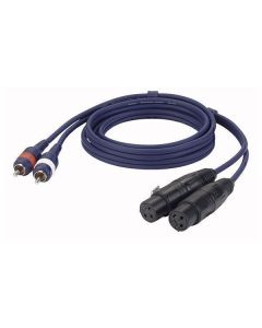 DAP FL25150 2 XLR Female - 2x RCA kabel 1.5m