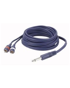 DAP FL33150 Mono Jack - 2x RCA kabel 1.5m