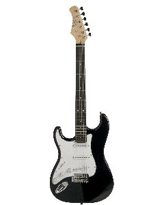 EKO S300 elektrische gitaar LINKSHandig zwart
