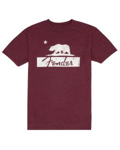 Fender Burgundy Bear T-shirt L