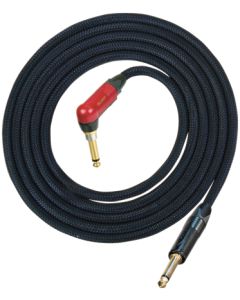 Professionele gitaarkabel 3m braided neutrik silent jack