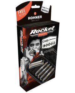 Hohner Rocket ProPack Mondharmonicaset C G A D Bb 