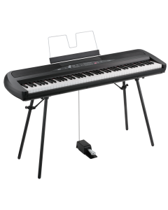 KORG SP280 Digitale Piano met statief zwart