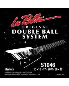La Bella S1046 Double Ball System elektrische gitaarsnaren .10