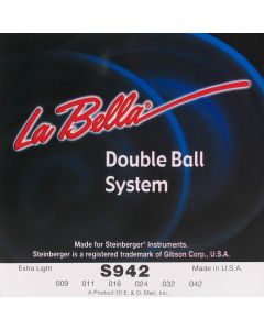 La Bella S942 Double Ball System elektrische gitaarsnaren .09