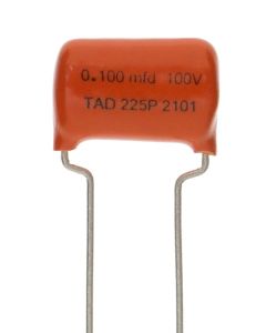 TAD Sprague Orange Drop 225P capacitor 0.100uF 100V